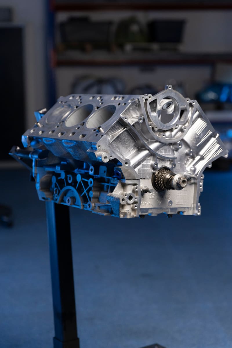 Motorblock Nahaufnahme